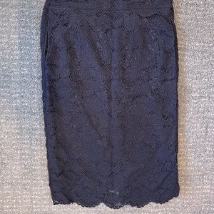 Banana Republic Midi Lace Skirt